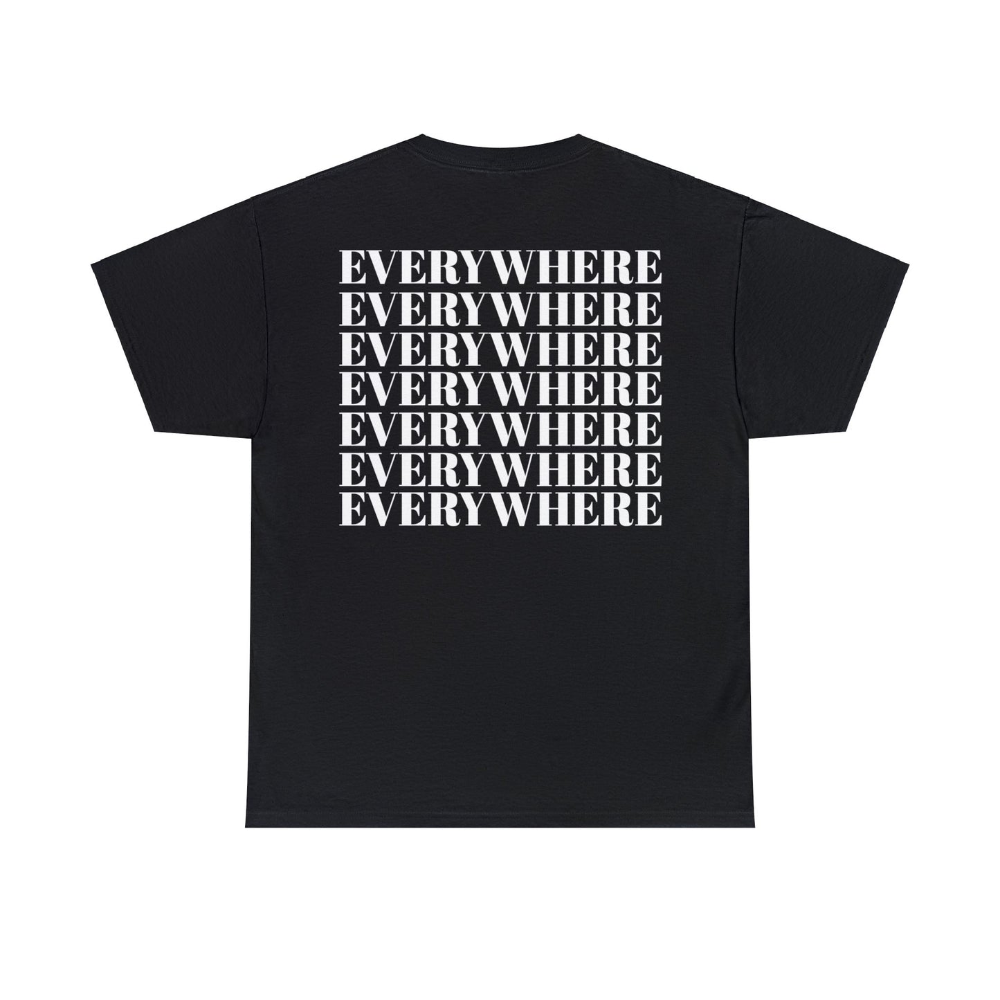 Black Everywhere Polaroid Tee