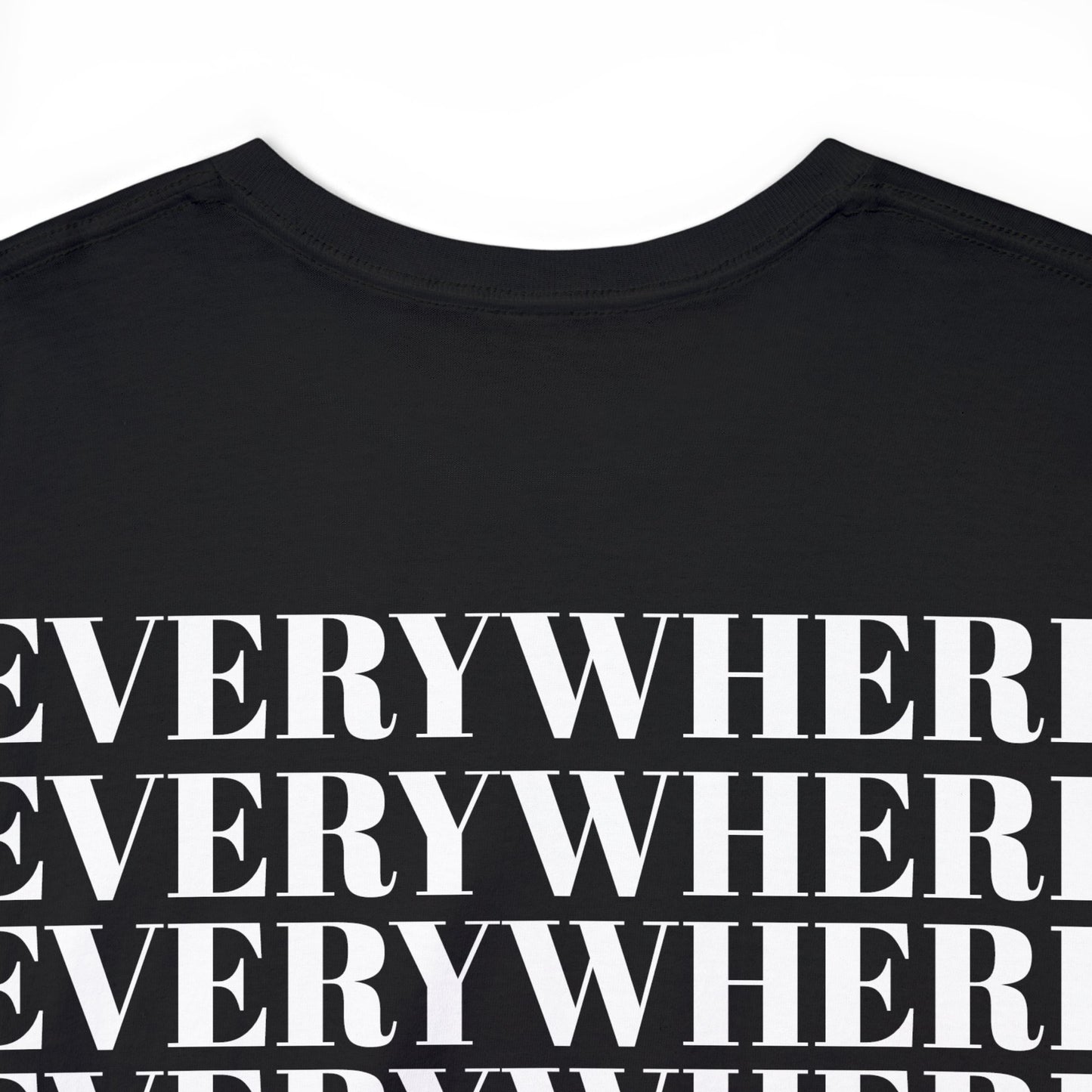 Black Everywhere Polaroid Tee