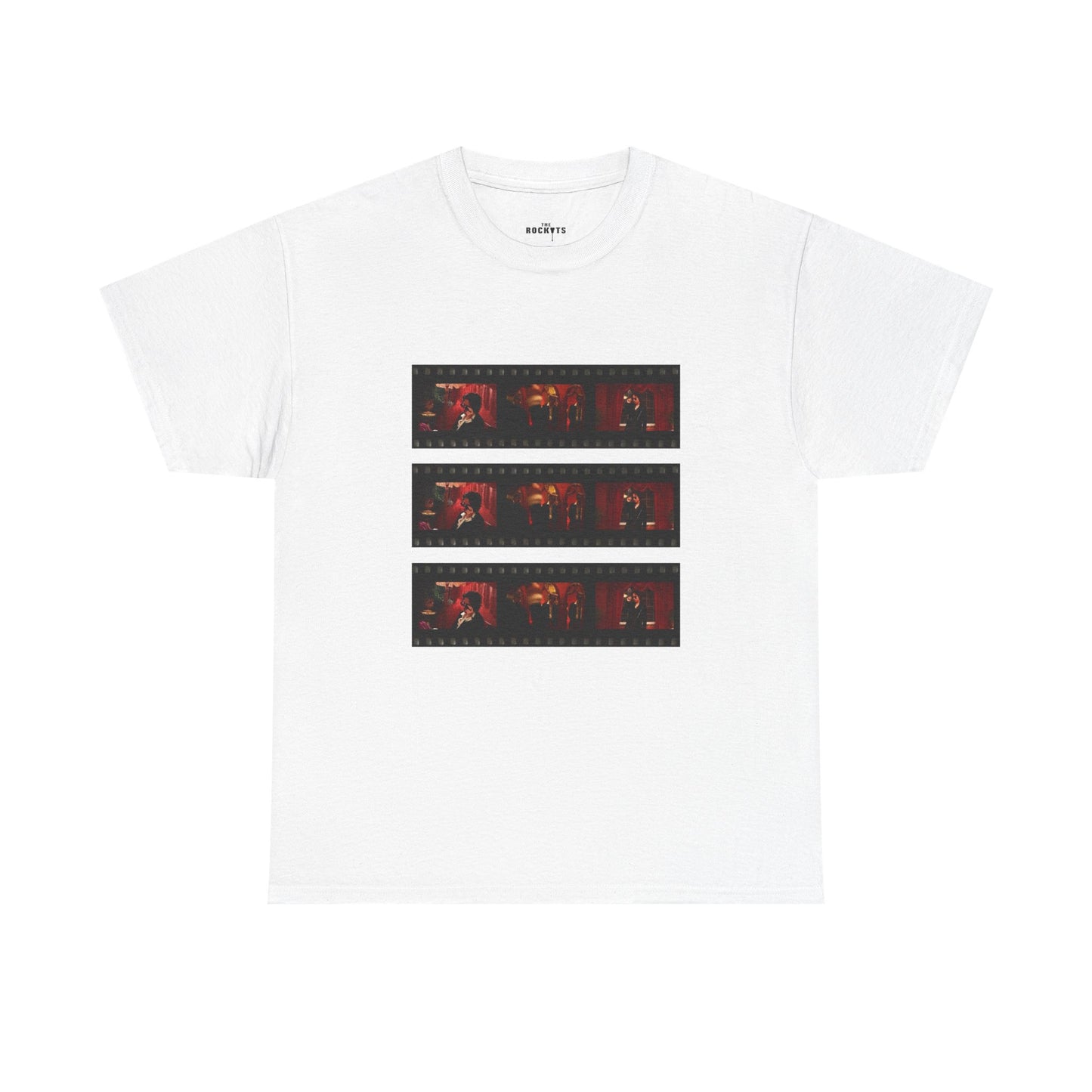 White Film Strip Tee